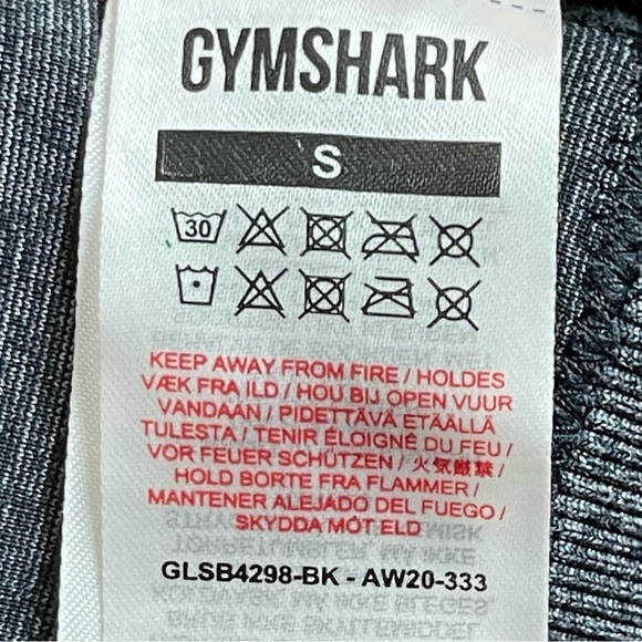 Gymshark Adapt Gray / Black Sports Bra - Picture 6 of 7